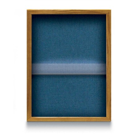 United Visual Products Indoor Enclosed Combo Board, 48"x36", Black Frame/Black & Cork UVCB4836B-BLACK-CORK